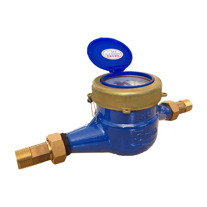 15mm-50mm multi-nozzle mechanical water meters produced in China meet ISO standards