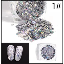 High Quality Multicolor Loose Holographic Glitter Cosmetic for Women Eye Face Luxury Nail Sequins Eye makeup sequins