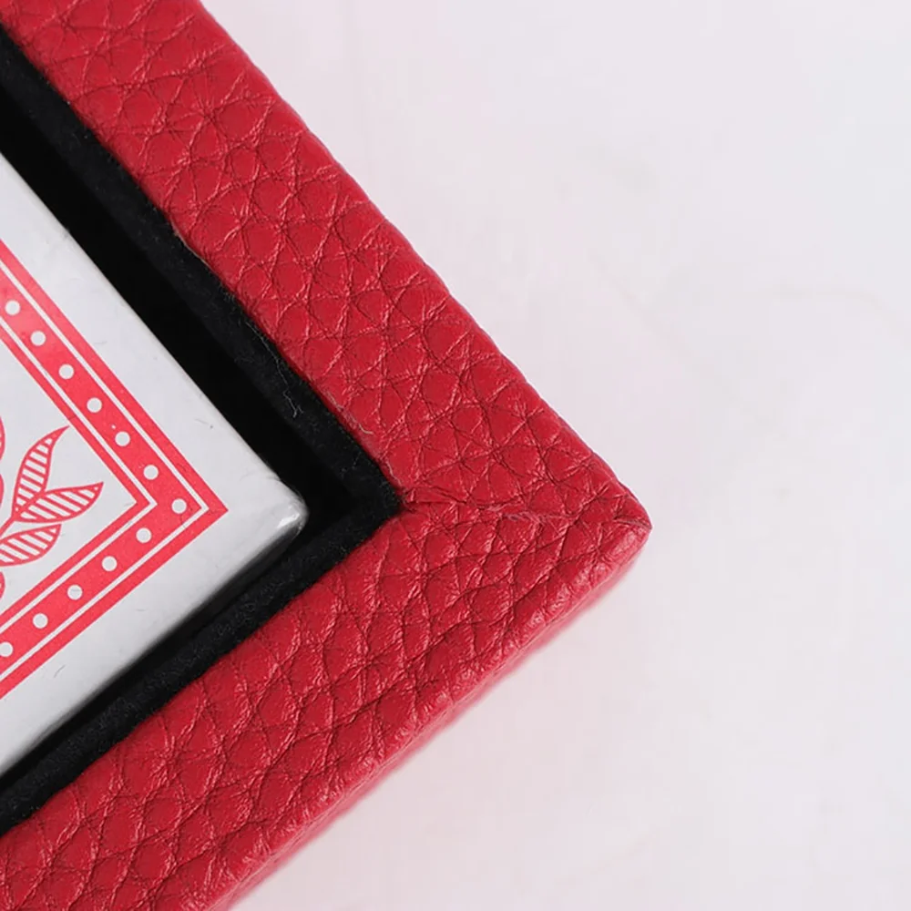 High Quality Poker Chip Cases Portable Durable Luxury Velvet Leather Custom Logo Poker Case For Game