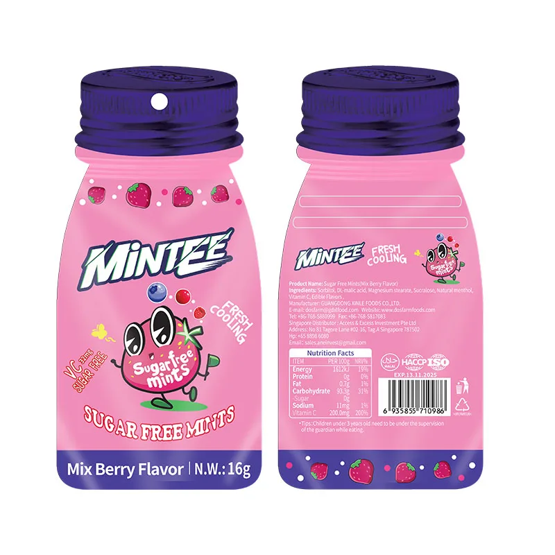 Healthy Mints Customized Vitamin Sugar Free Mint Candy Fresh Cooling Lozenge Manufacturer