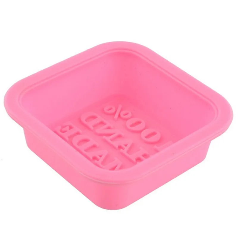 Square Shape Hand Made Food Grade Silicone Soap Mold Diy For Soap Making Fondant Cake Decorating Tools Soap Make R0829