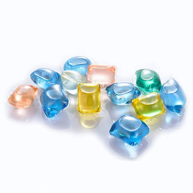 Wholesale New Arrival 4 In 1 High Efficiency Perfume liquid Soap Pacs Scented Washing Pod Laundry Detergent pods