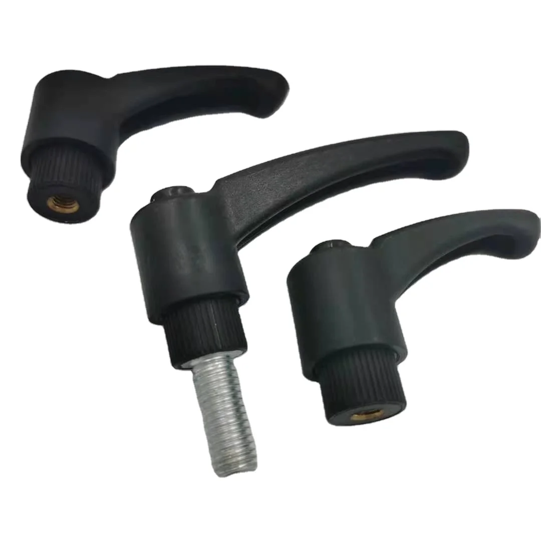 External and Internal Thread Nylon Plastic Industrial Furniture Handle & Knob Ratchet Adjustable handle Clamping Lever