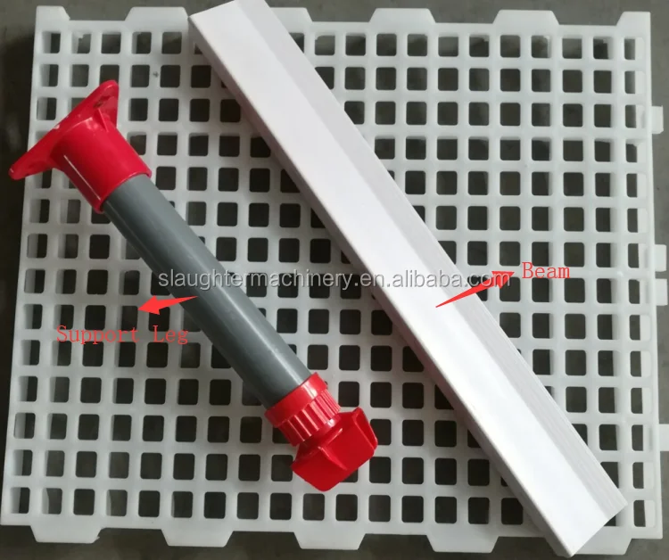 Plastic Frame Poultry Duck Chicken Broiler Breeder Layer Farm Cage house Farming Raising Growing Equipment Plant Slat Floor