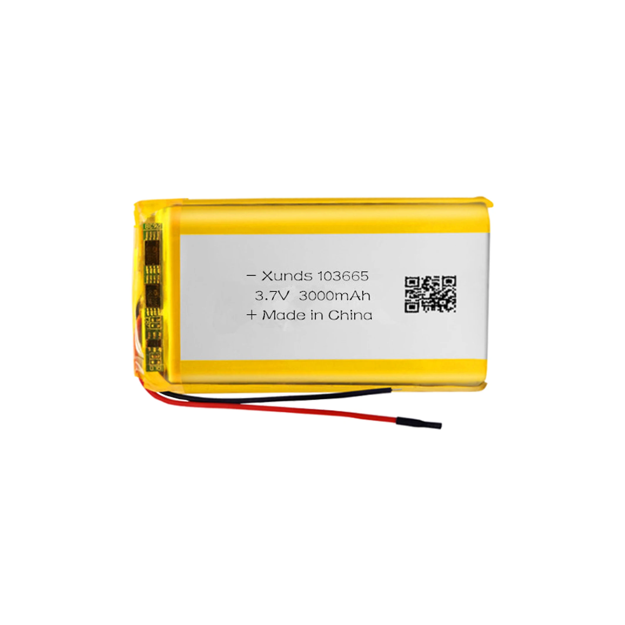 Lithium Polymer Battery 103665 3.7v Rechargeable Lipo Battery Large Capacity 3000mah Silver Sea Individual Box Package 500 Times
