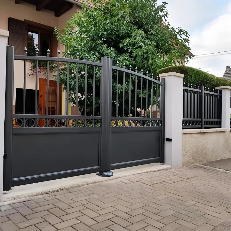 Hot Selling Heat Treated Garden Arch Wrought Aluminum Gate And Fence