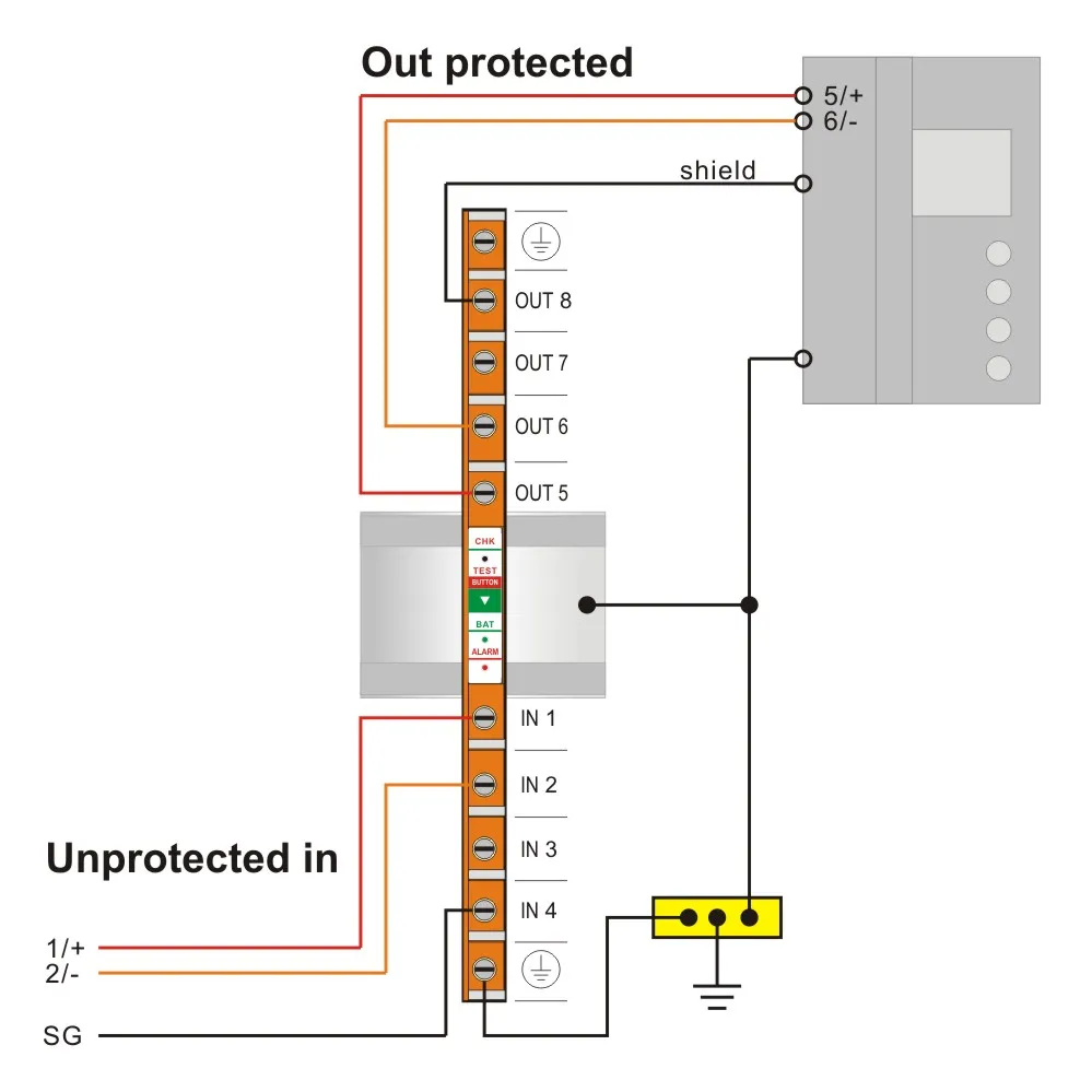 Telebahn Good Quality 35Mm Din Rails Smart 30KA 50KA 150KA 280V AC 3P SPD Power Surge Protector