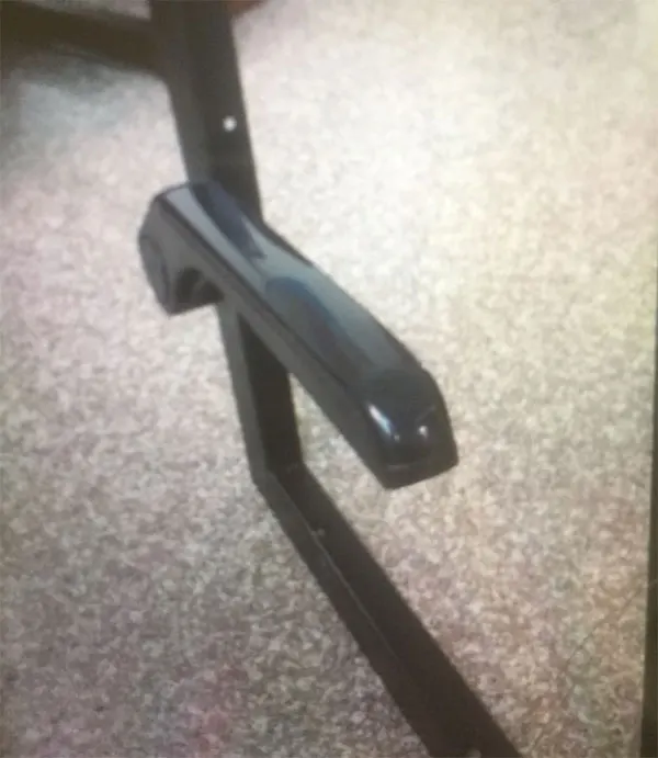 Soft PVC Free Formed Simple Cheap Armrest for Bus Seat