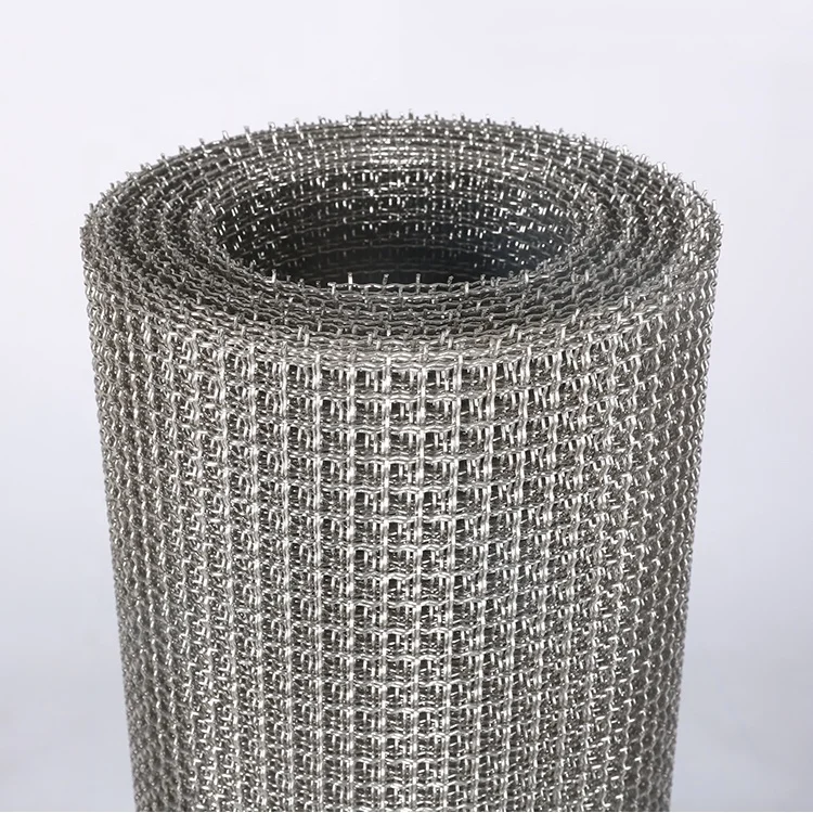 Sturdy Metal Mesh Sheets Stainless Steel Crimped Wire Mesh For DIY Projects