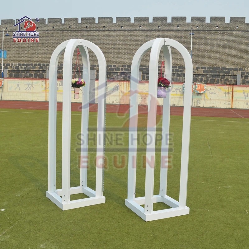 Triangular prism aluminum horse show jump wing