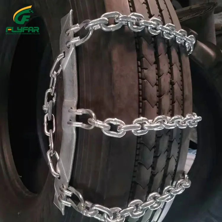 Автомобильный вилочный погрузчик, аварийная цепь для снежных шин 315/70R22.5 для простой установки
