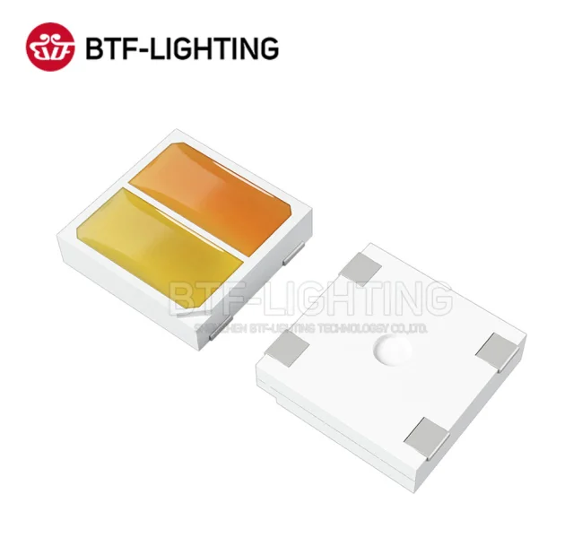  BTF5050WW двойная цветовая температура теплый белый холодный smd 5050 светодиодный чип DC5V 0 3
