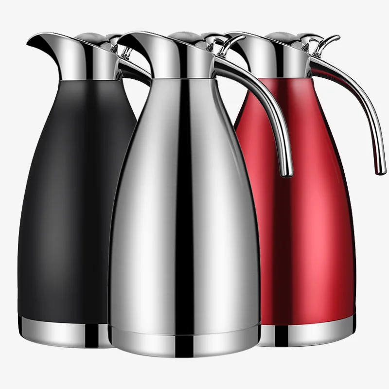 Custom 2.0L Hot Selling High Quality SS304 Vacuum Insulated Thermos Tea Coffee Pot For Coffee Carefe Pot Thermal Coffee Kettle