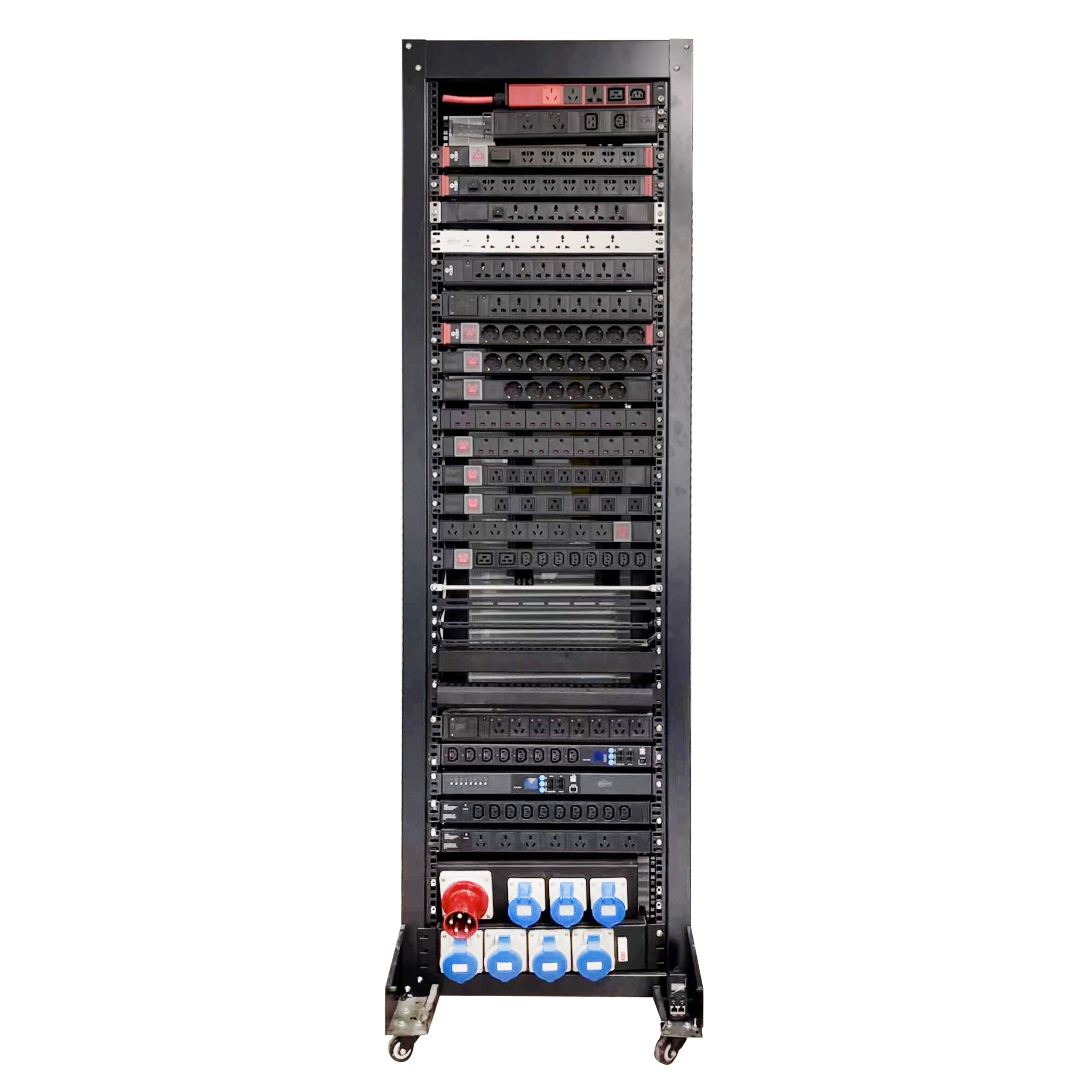 19 inch 1u 250V 16A 8 ways intelligent rack pdu  c13