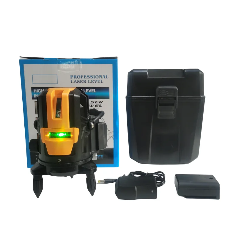 Hot Sale 5 Lines Self Leveling Laser Automatic  Rotary Multi-purpose 360 Degree Green Beam Laser Level