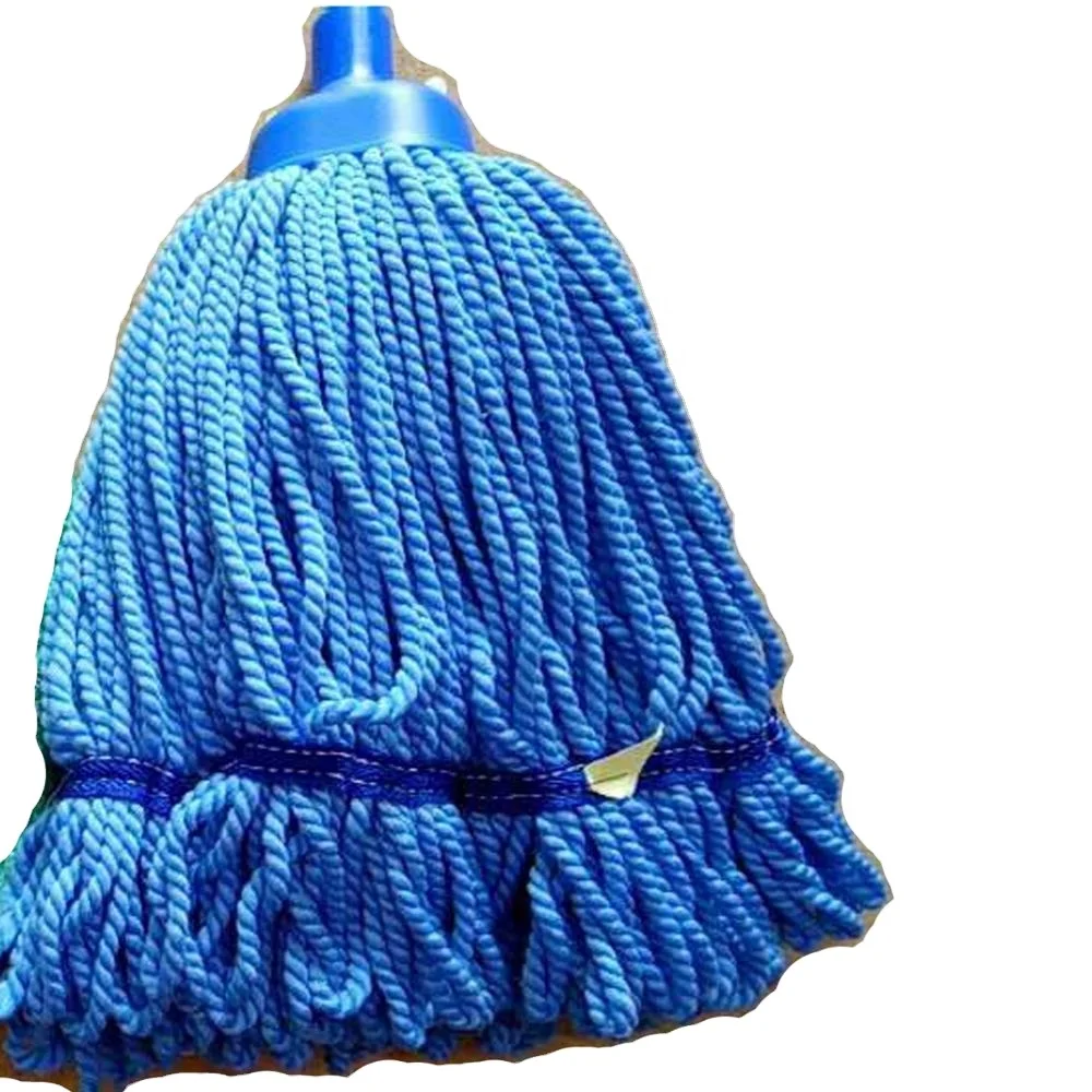 Xingtai 360 magic spinning microfiber blue mop head with loop end