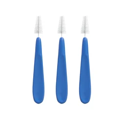 The factory director recommended to buy high quality, comfortable and beautiful self - branded flat handle interdental brush