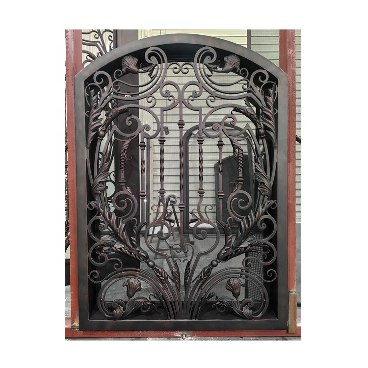 High Quality Simple White Iron Steel Window Design Security Window With Grill