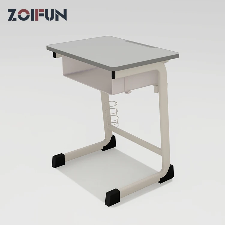 25mm MDF board customized student desk and chair for middle school student and table with drawer