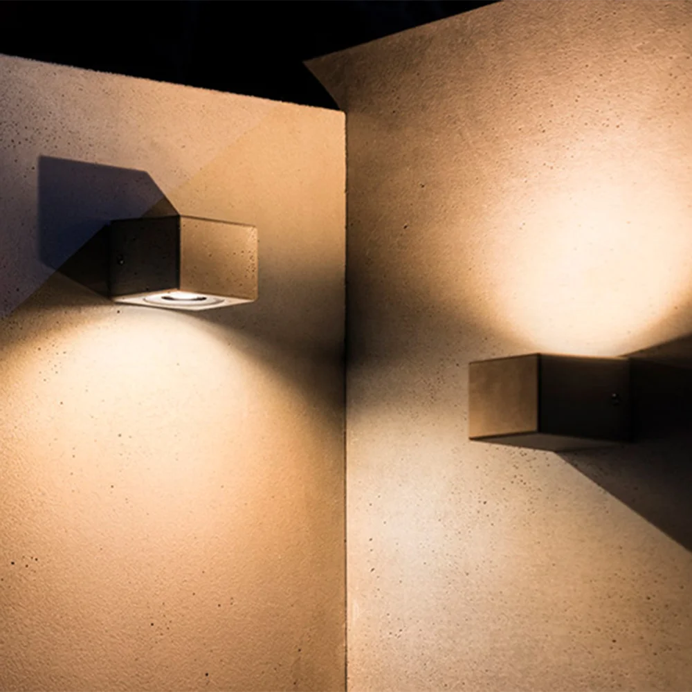 BENTU D Cuboid modern designer LED wall light exterior wall sconce outdoor staircase art deco for bedroom