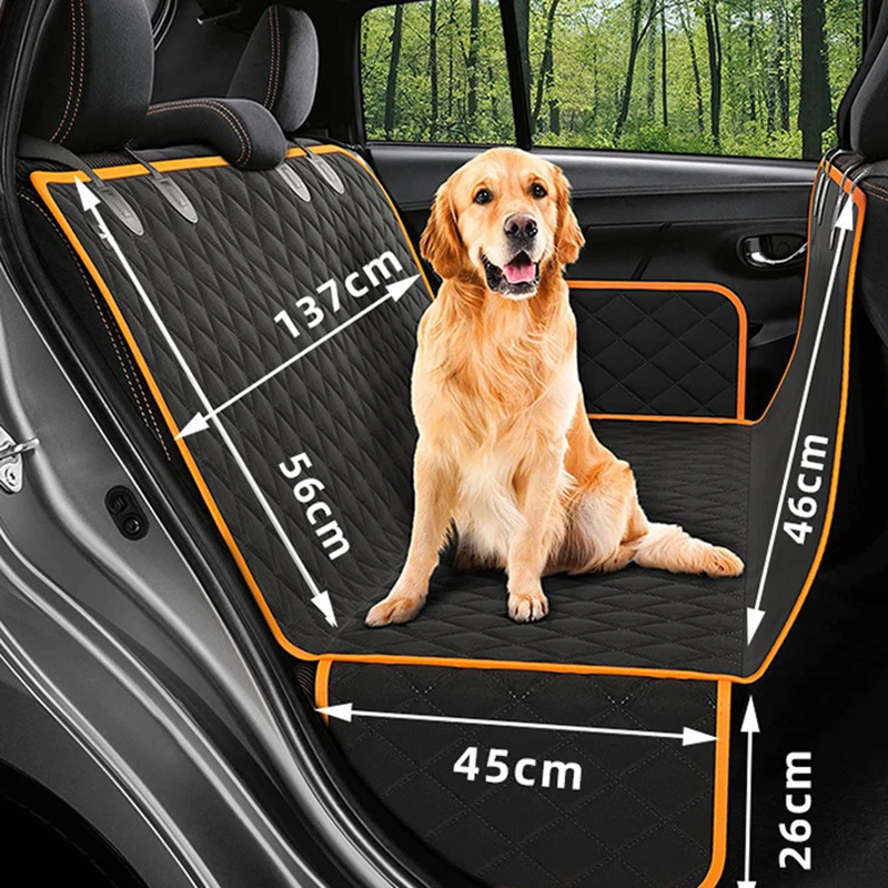 Factory Supply non-slip quilted pet travel waterproof eco friendly dog pet car seat cover for car