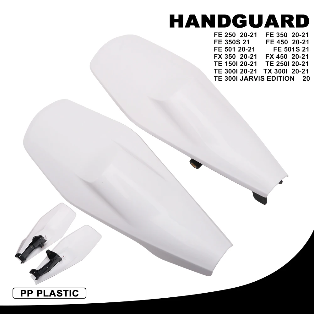 JFG FE250 FE350S easy install high quality PP Plastic motorcycle hand guards for Husqvarna