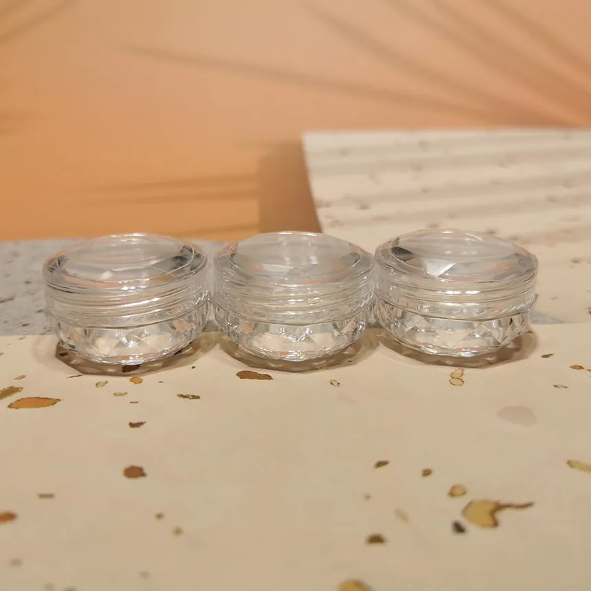 New Design 5g 10g Empty Uv Gel Jar Powder Jar Container Cosmetic Jars for Nail Art Glitter Cream