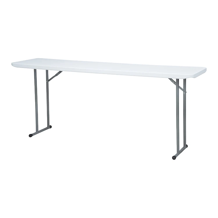 180Cm Wholesale Modern 5ft 6ft 8ft Metal Outdoor Feet Banquet BBQ Camping Plastic Folding Table