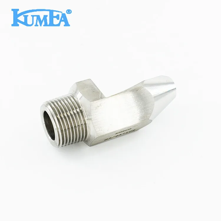 KUMEA Large size Stainless steel Water Washing Narrow Angle Spoon Deflector Jet Flat Fan Spray Nozzle