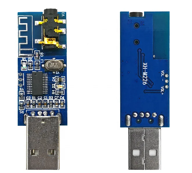 HW-716 Blue Audio Receiver USB Blue tooth Audio Module Ultra Long Distance 4.0 Version Wireless Speaker