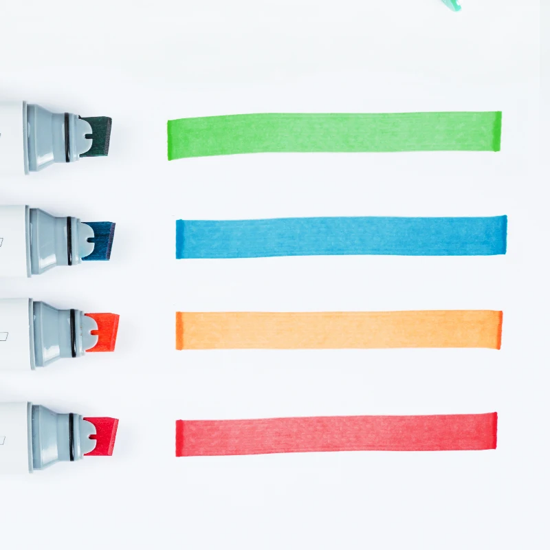 Superior 218 Colors Dual Wide Nib Alcohol Based Drawing Marker Refillable Ink