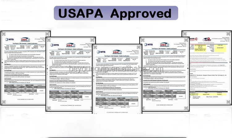 High quality Graphite surface 3K 18K texture 10 13 14 16mm thickness full raw carbon fiber pickleball paddle rackets