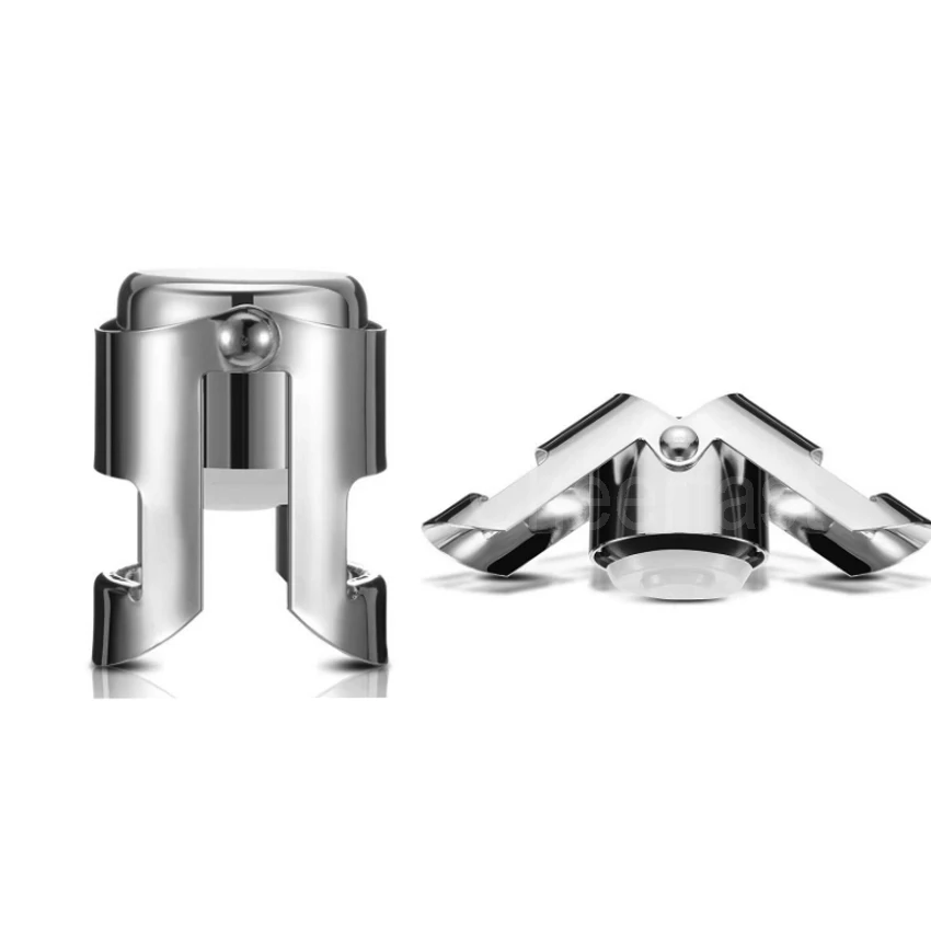 Factory direct sales crystal plug champagne metal stopper bubbly for bubble keeper and champagne plug