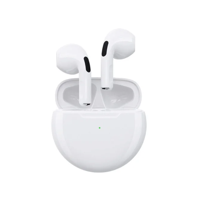 
2021new electronics pro 6 earphone wireless headphones PRO B circle charging case mini earbuds earphones 