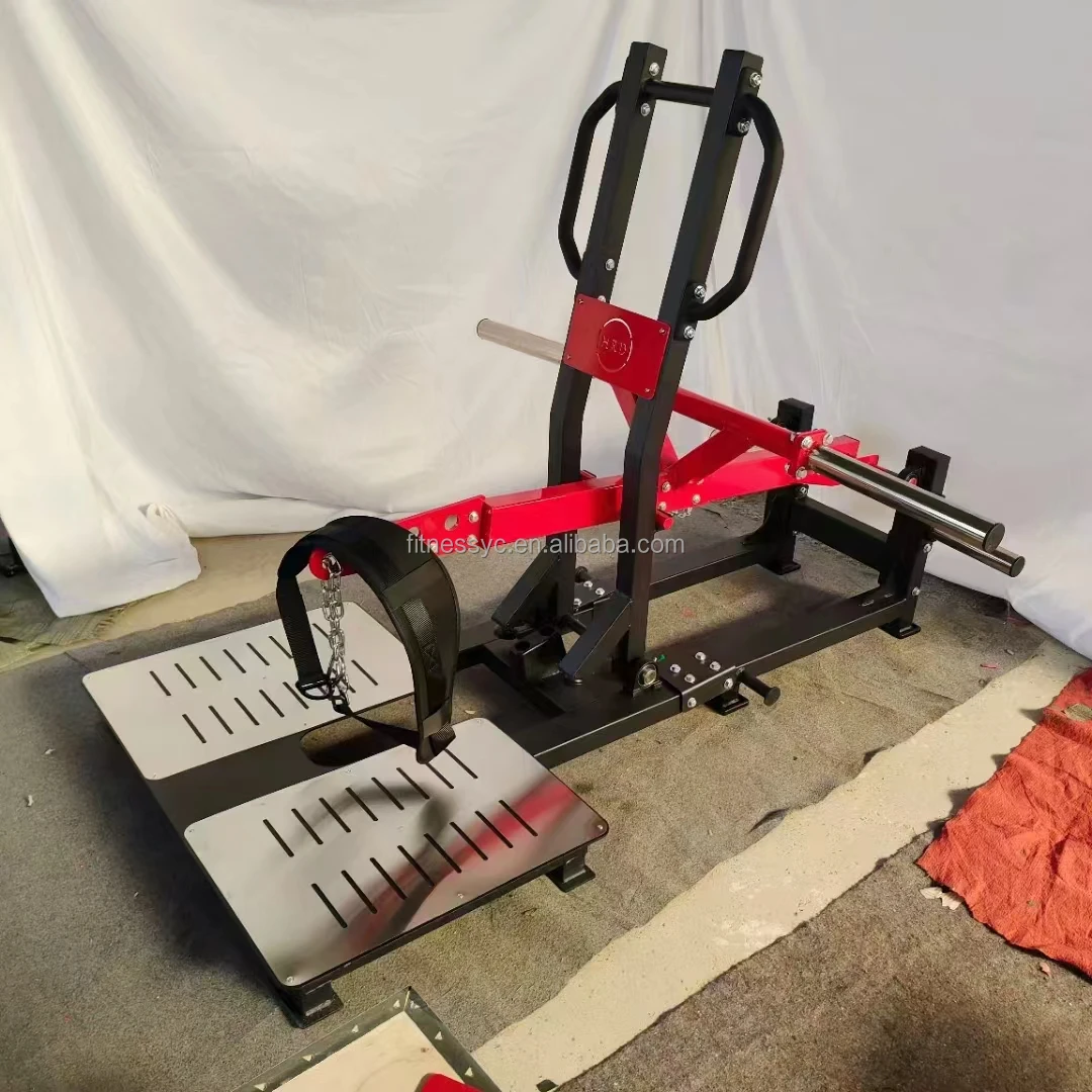 New Arrival Body Building Fitness Gym Commercial Equipment Squat Machine Hammer Strength Plate Loaded Hip Belt Squat YC-960A