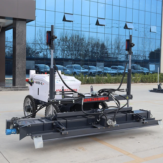 High efficiency vibrating ground laser leveling machine paver concrete laser screeding machine