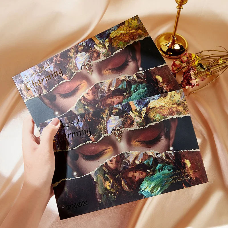 custom high pigment private label cosmetics makeup eyeshadow palette manufacturer