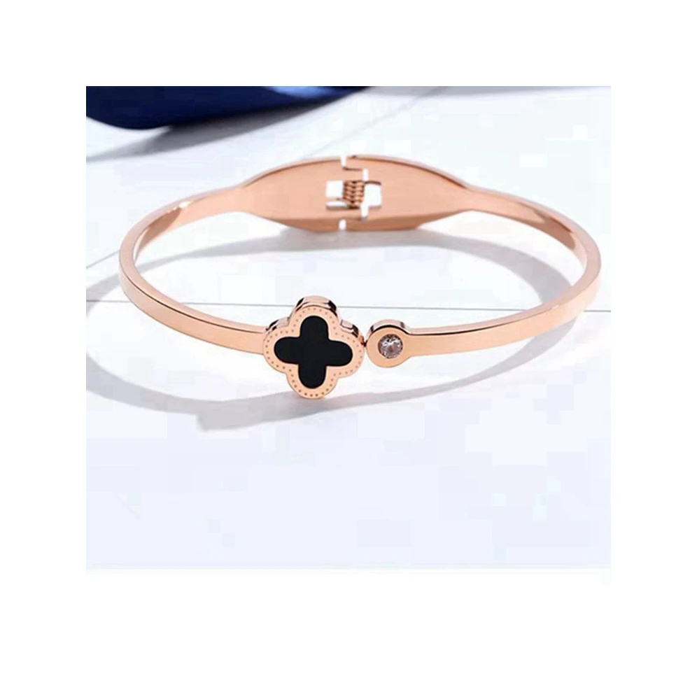 Good Manufacturer Rose Gold Stainless Steel Chain Braclets Charms Form China