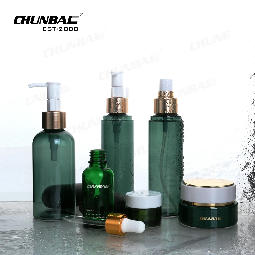 High Quality 1 Oz Wheat Straw Shampoo Modern Empty Fancy 100 Ml Cosmetics Packaging Frost Bottle With Rose Gold Cap Lids