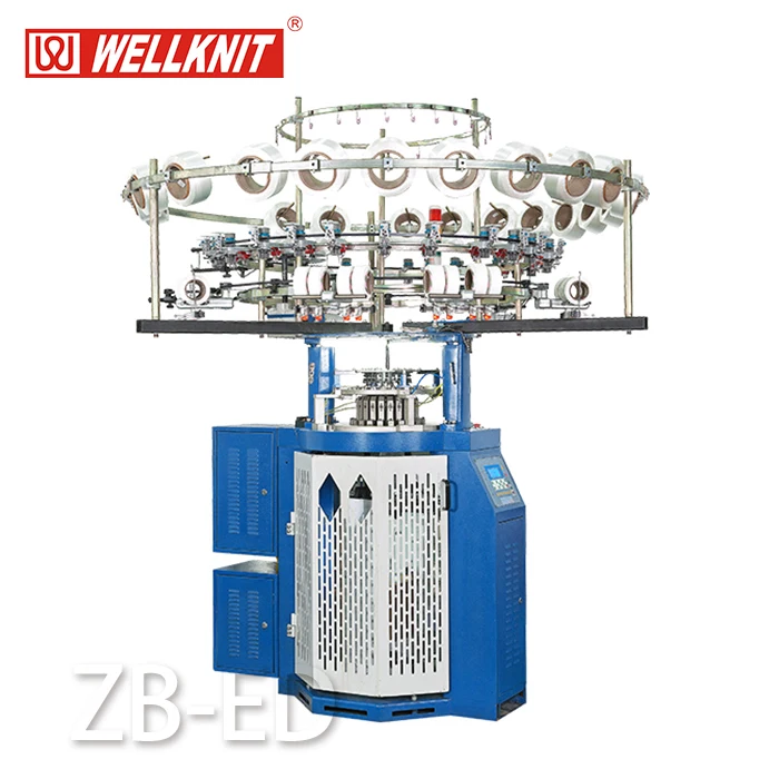 WELLKNIT ZB-ED High Speed Body Size Small diameter wireless speaker fabric Single Jersey Circular Knitting Machine