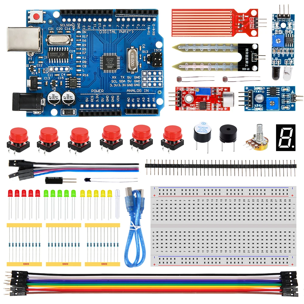 Efortune Starter Kit with Retail Box for School Kids Educational Programming Kit Educational Toys for arduino uno r3