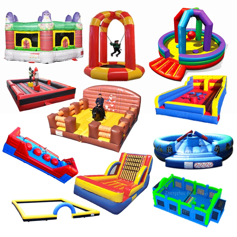 ZZPL Hot selling inflatable race tracking court for sale Giant inflatable outdoor sports game equipment from China factory