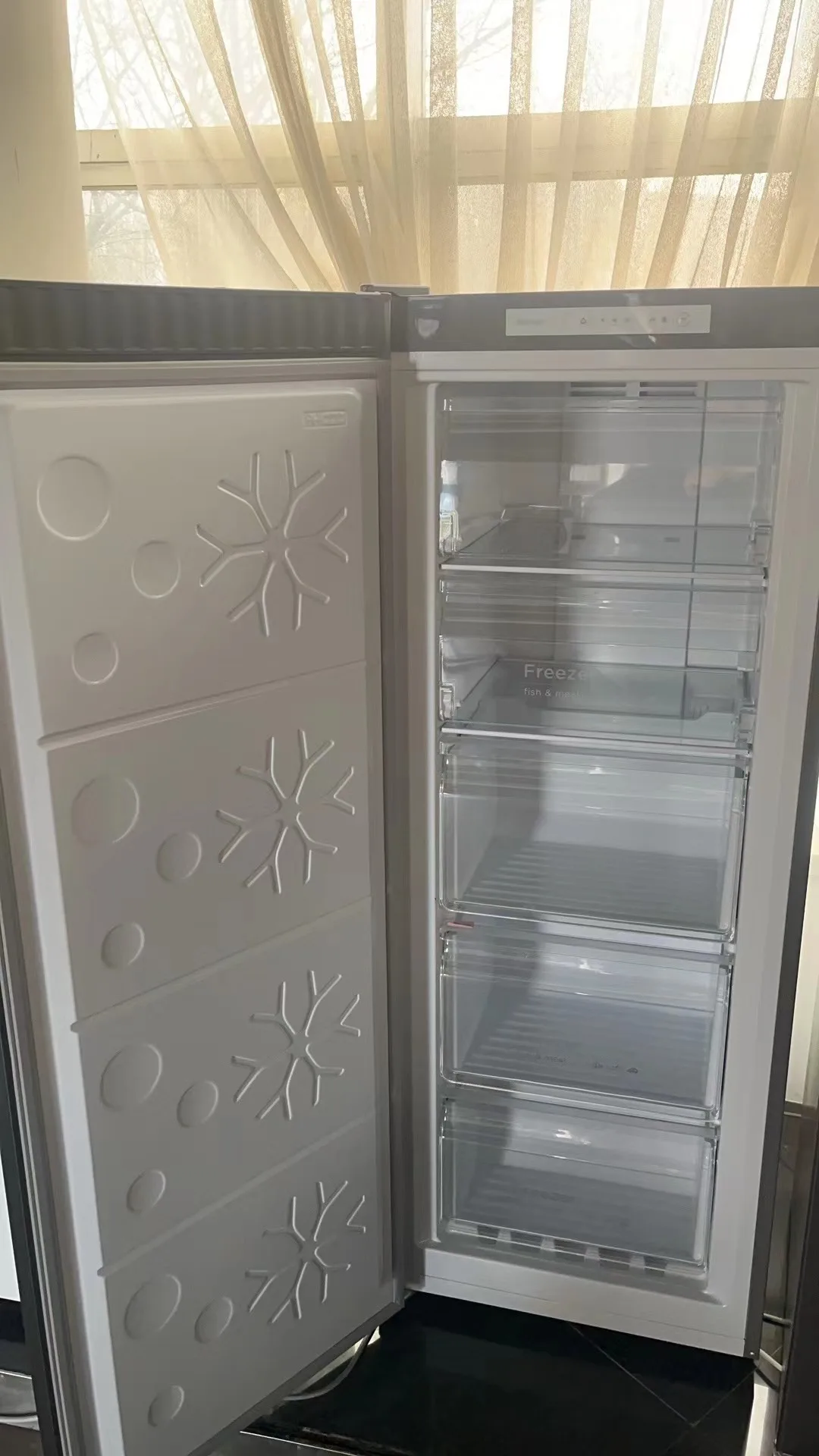 High Performance Stand up Freezers Dual Function Fride/ Freezer Mode 166L Upright Freezer