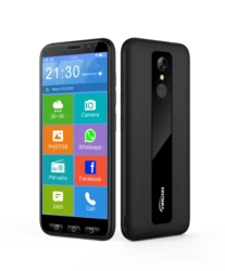 4G Android mobile phone with 5.5 inch touch screen WIFI 3850mAh battery Dual SIM SOS whatsp cellphone for senior