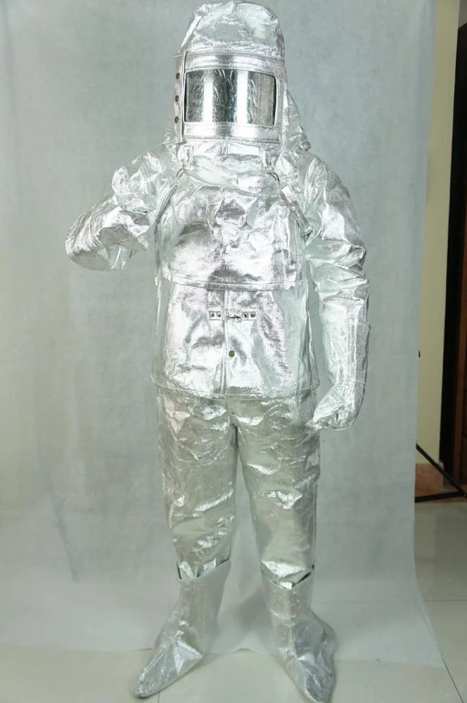 EN CE ISO fire aluminized heat fire fighter suit PBI turnout coat  fire fighter suit