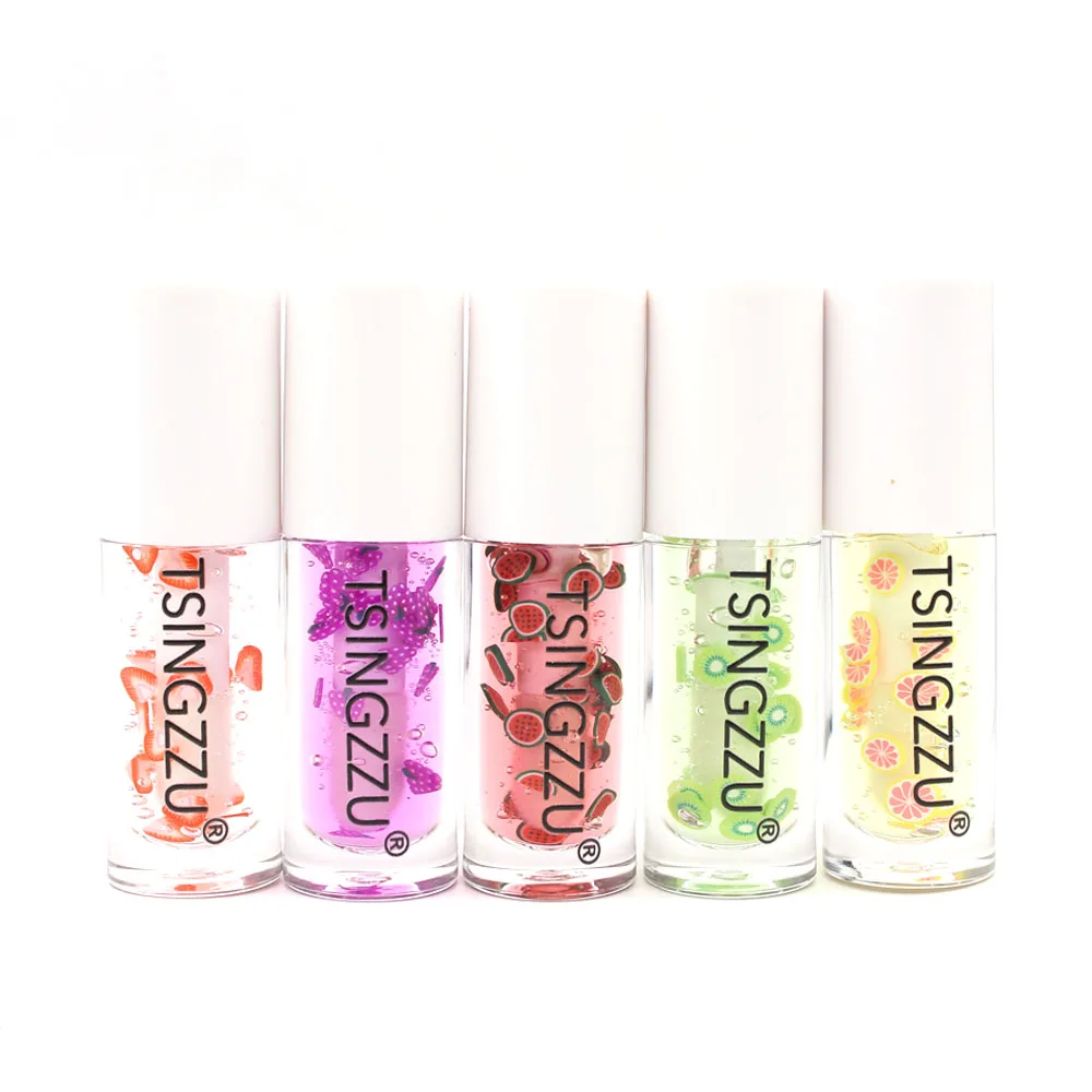 Private logo custom-made fruit transparent lip oil lip gloss moisturizing