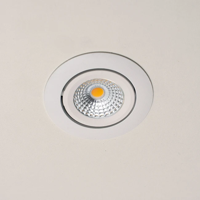 UGR19 Lux Ultra Slim Tiltable LED Downlights CCT Dim to Warm 2000-2700K