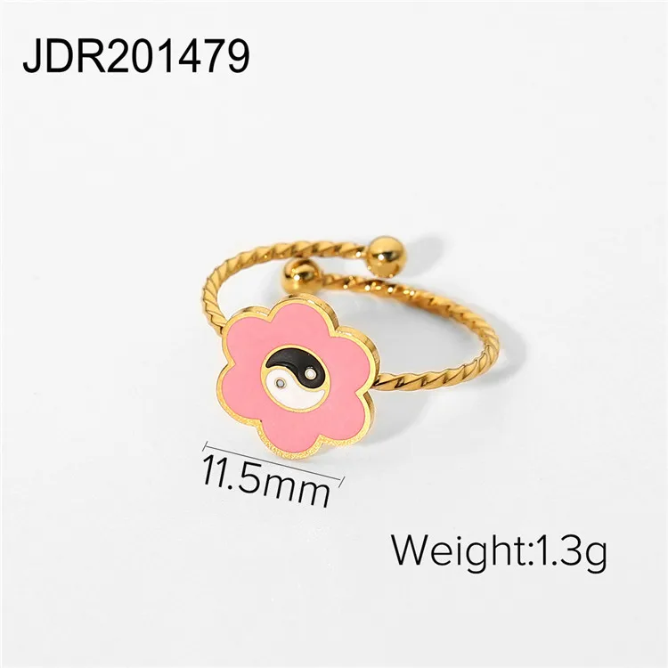  Ins Style European And American Net Red New Retro Cute Simple Personality Rings Jewelry Women Ring
