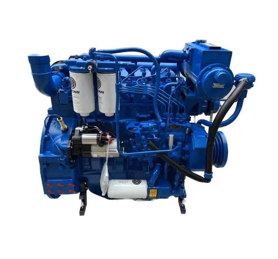 Hot sale 4 stroke in-line 6 Cylinders turbocharged 60kw 82hp 1500rpm marine engine diesel boat engine WP4C82-15