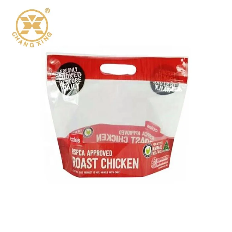OEM design printing mixed Roast Chicken Baking Bag Packaging Hot Roast Pouch Anti Fog Hot Chicken bags